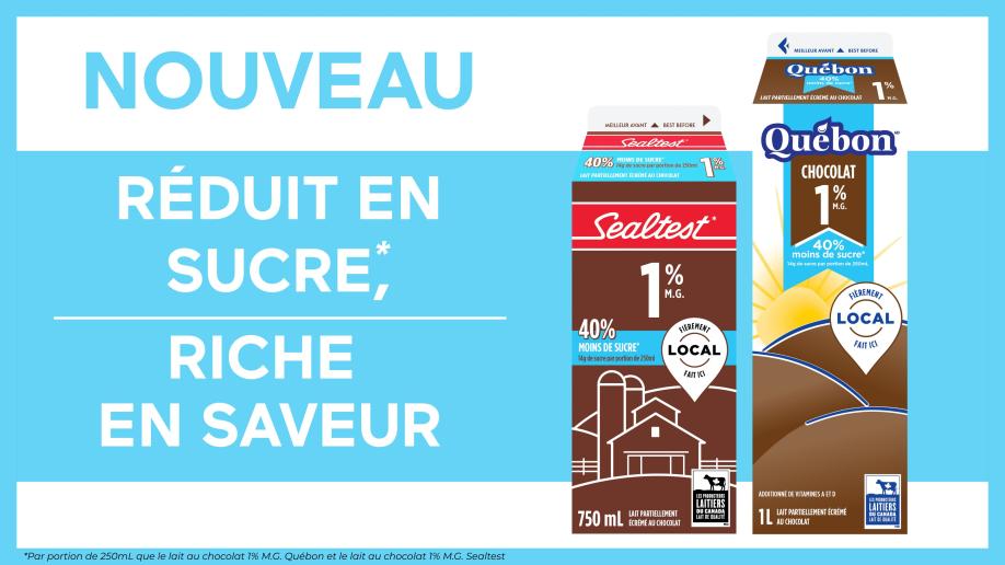 Deux nouveautés chocolatées signées Québon et Sealtest