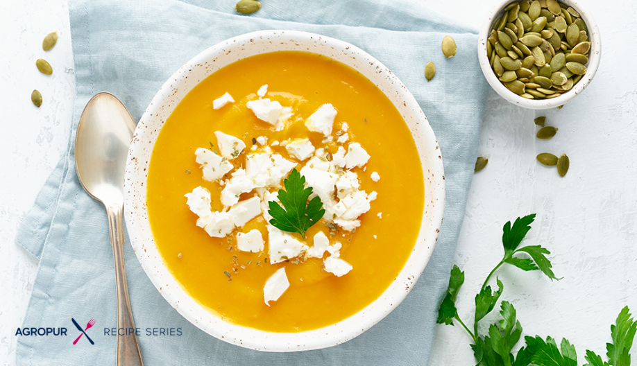 22-0812 Roasted Butternut Squash Soup Recipe Series Header